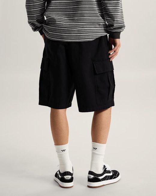 Vans Black Range Cargo Shorts for men
