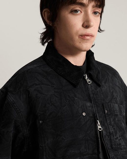 Vans Blue Nico Chore Canvas Jacket for men