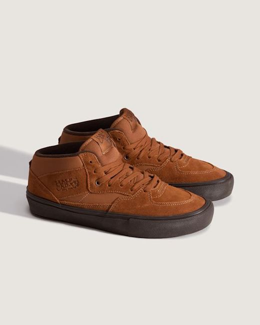 Vans Brown Skate Half Cab Shoes for men