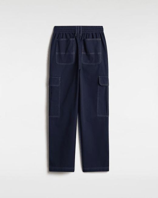 Pantalones De Lona Sidewalk, Mujer, Talla Vans de color Blue