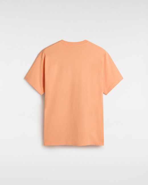 Vans Left Chest Logo T-shirt in Orange für Herren