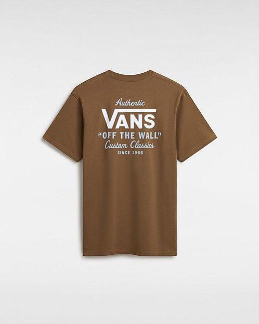 Vans Brown Holder St Classic T-shirt for men