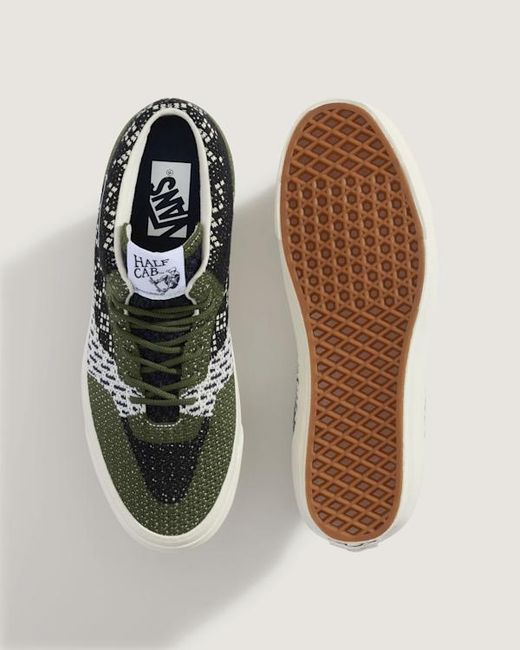 Vans Brown Premium Half Cab Shoes for men