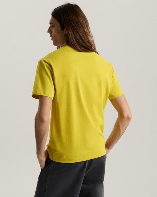 Vans Yellow Stretch Logo T-Shirt for men