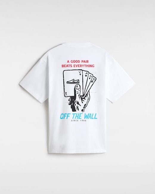 Vans A Good Pair Tee, Grootte in het White voor heren