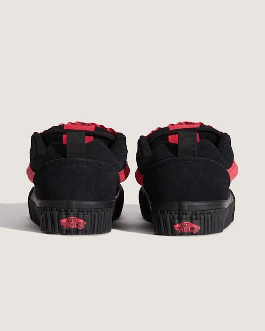 Vans Red Knu Skool Creeper Shoe for men