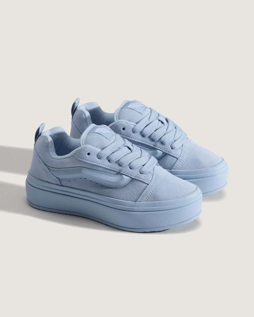 Vans Blue Knu Skool Platform Lite Shoes for men