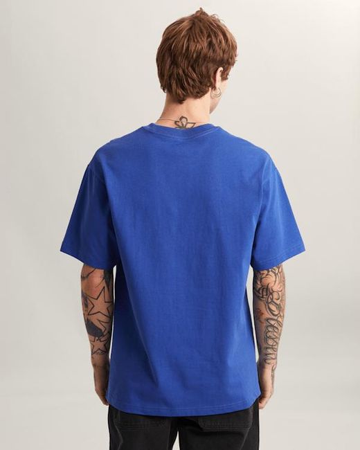 Vans Blue Left Chest Ii Loose T-Shirt for men