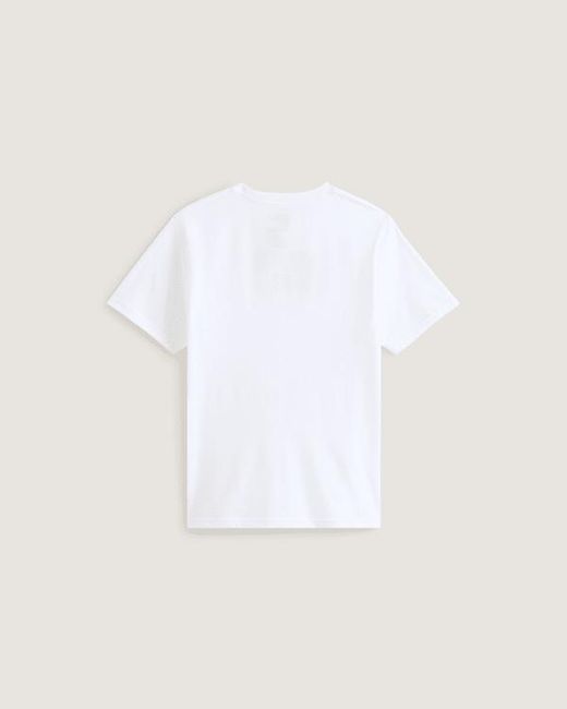 Vans White Kids Stretch Logo T-Shirt (8-14 Years)