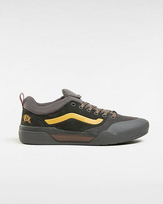 Vans Green Bmx Peak X Lewis Mills Shoes (Lewis Mills Charcoal) for men