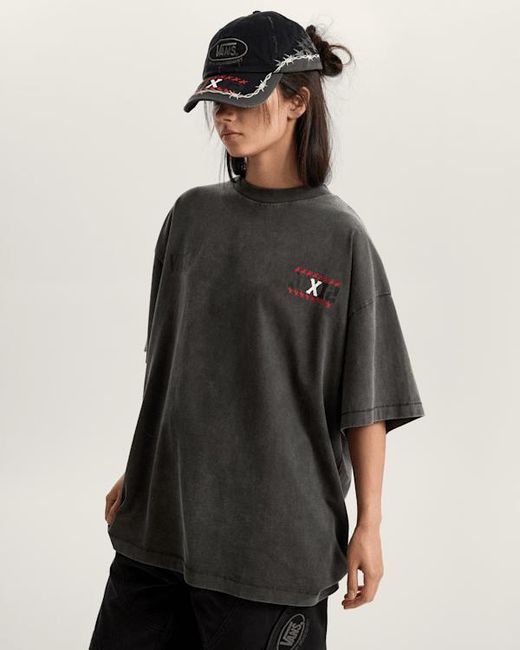 Vans Black Act Of Disagreement Ramp T-Shirt for men