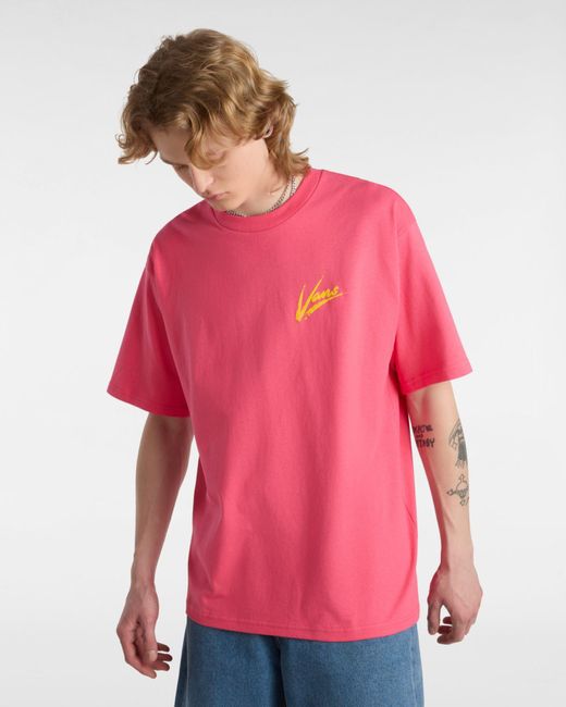 Vans Dettori Loose Fit T-Shirt (Honey Suckle) Herren, Größe in Pink für Herren