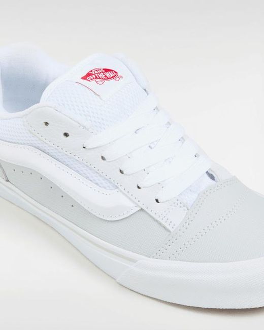 Vans White Knu Skool Shoes for men