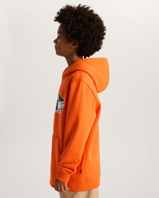 Vans Orange Style 76 Pullover Hoodie (8-14 Years)