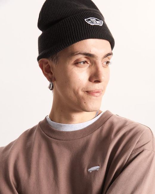 Gorro Classic Con Borde Vuelto De Hombre, Talla Vans de hombre de color Black