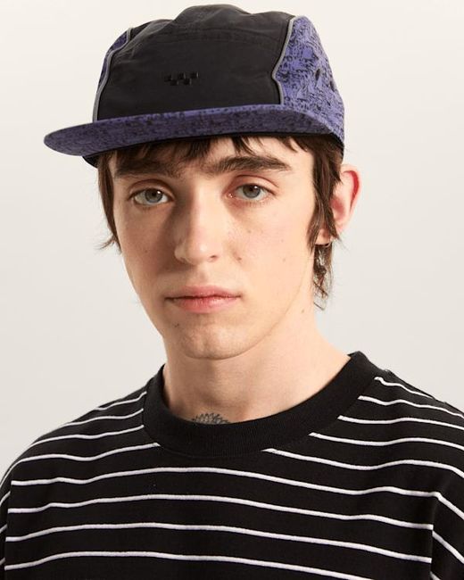 Vans Blue Premium Wreckpack Sport 5-Panel Hat for men
