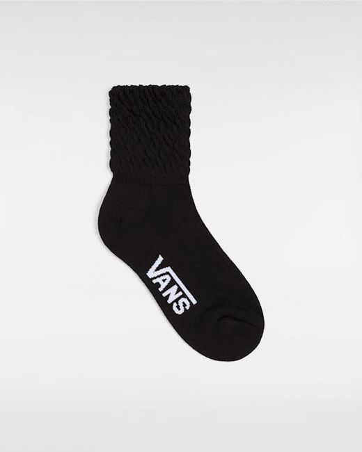 Vans Black Scrunch Crew Socken (1 Paar) Damen, Größe