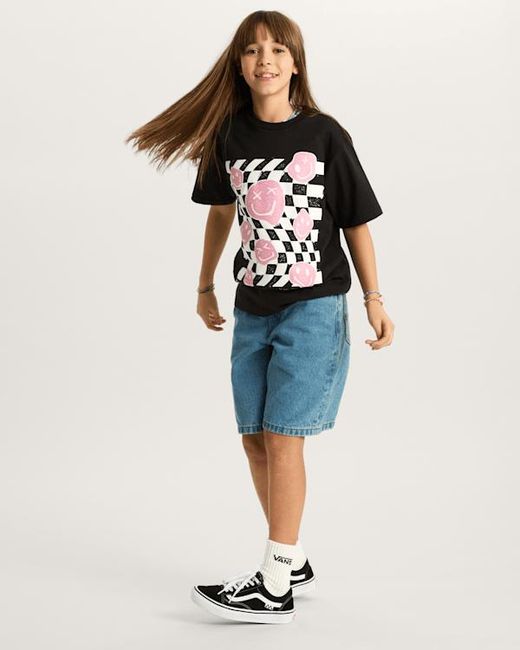 Vans Black Kids Twisted Joy T-Shirt (8-14 Years)