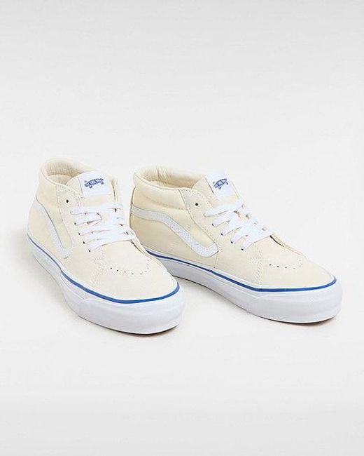 Vans White Premium Sk8-mid 83 Shoes