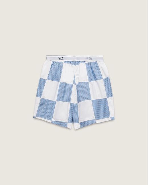 Vans Blue Otw Homme Girls Patchwork Boxer Short Azurine