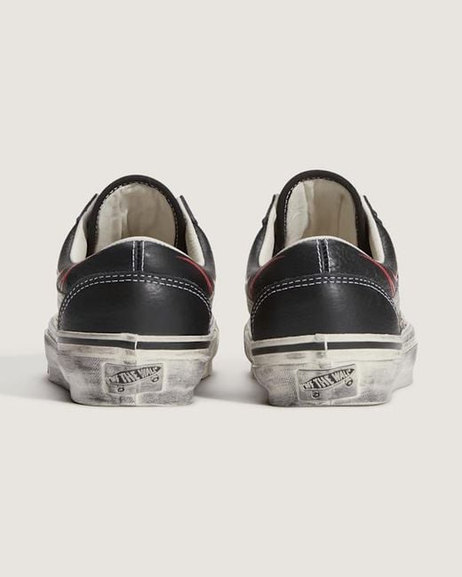 Vans Black Premium Old Skool 36 Flames Shoes for men