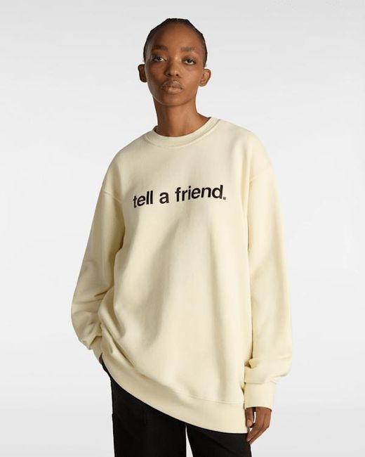 Sweat Tell A Friend Crew, Homme, Taille Vans pour homme en coloris Natural