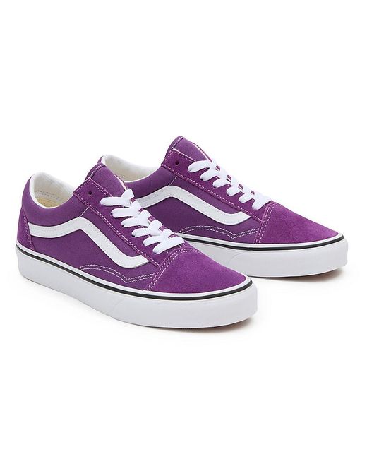 Vans old skool pink deals blue