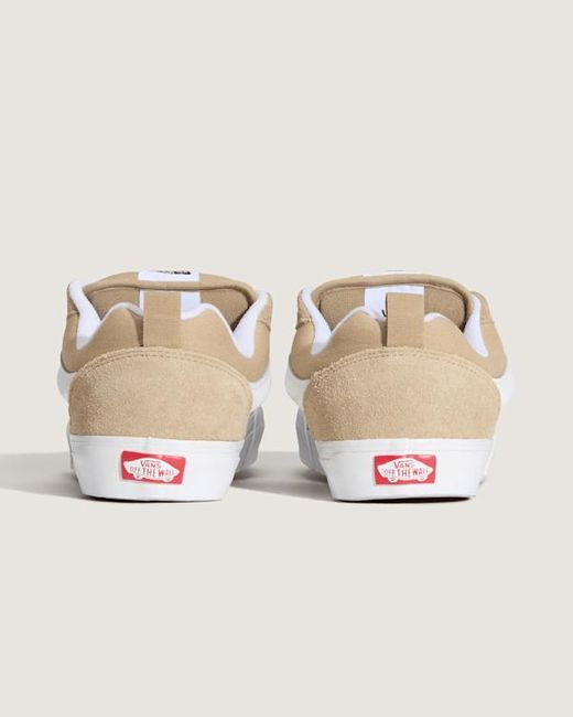 Vans White Knu Skool Shoes for men