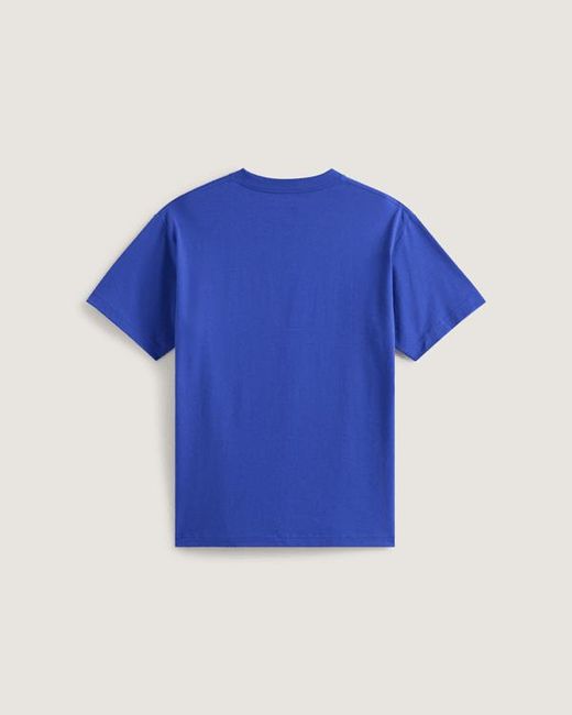 Vans Blue Stretch Logo T-Shirt for men