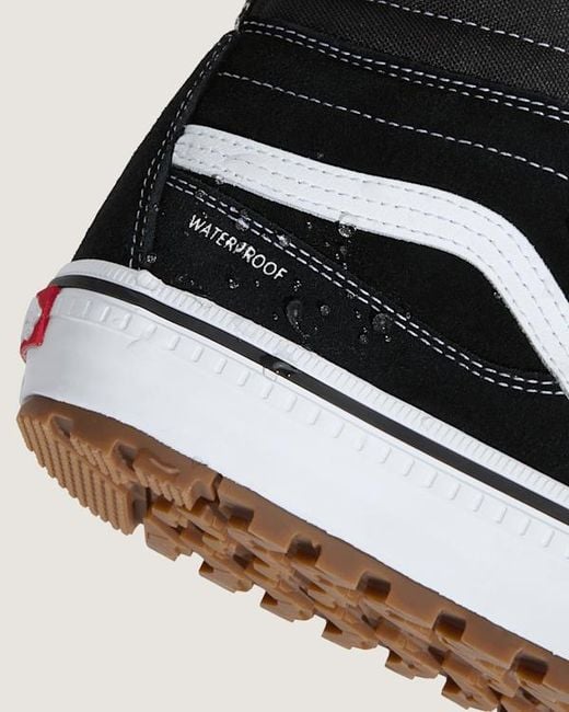 Vans White Sk8-Hi Waterproof Insulated Shoes for men