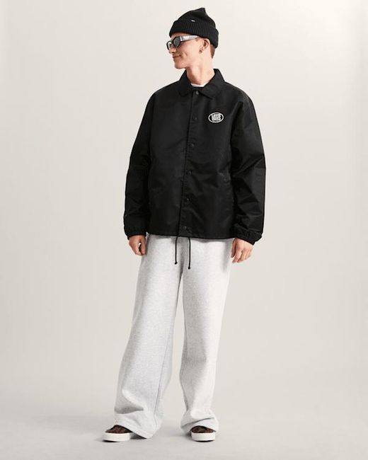 Vans Black Torrey Nylon Coaches Jacket for men