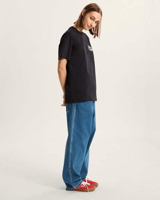 Vans Leopard Palm Tee, Vrouw, Grootte in het Black