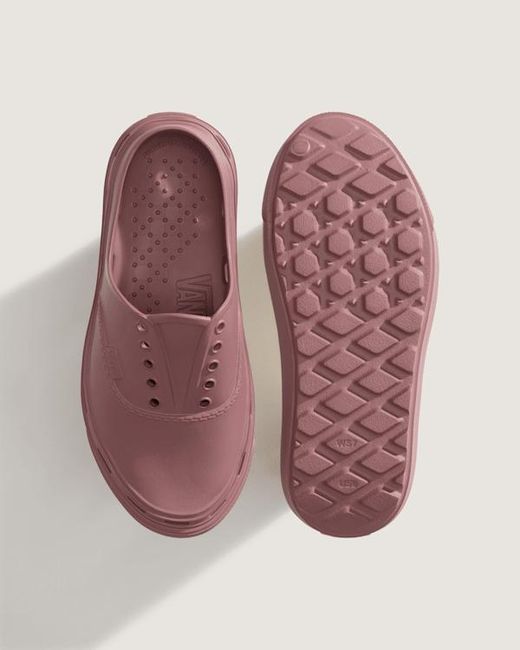 Vans Pink Authentic Foam Mule Shoes for men