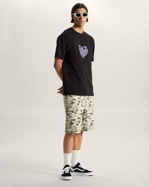 Vans Natural Premium Check-5 Baggy Canvas Shorts for men
