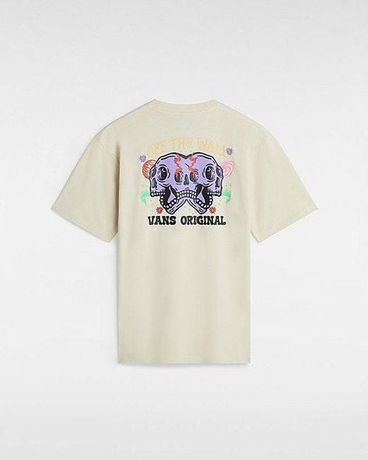 Vans Natural Skull Void Classic T-Shirt (Oatmeal) for men