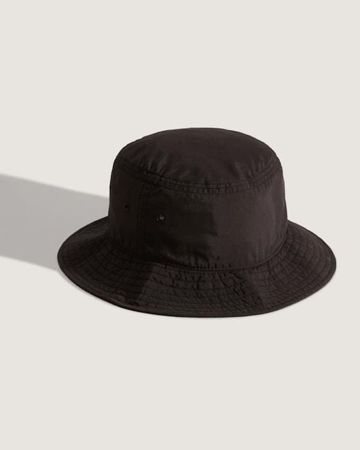 Vans Black Dropped V Bucket Hat for men