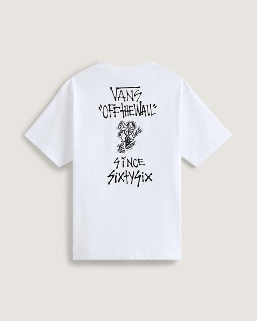 Vans Stomper Loose Fit Kurzarm-T-Shirt, Herren, Größe in White für Herren