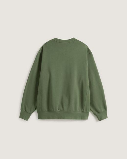 Vans Green 2-Tone Crew Sweater for men