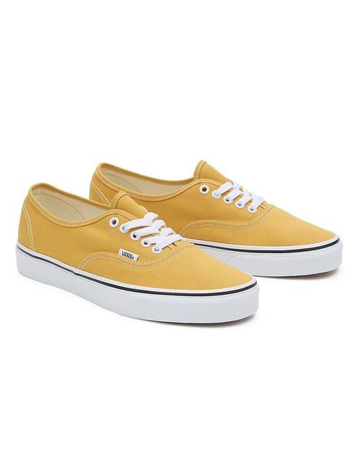 Vans yellow on sale sneakers