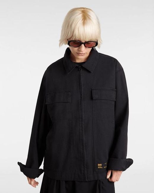 Vans Blue Mcavoy Zip Station Jacket for men