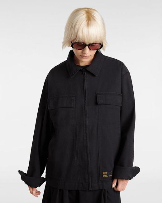 Vans Mcavoy Zip Station Jacke, Herren, Größe in Blue für Herren