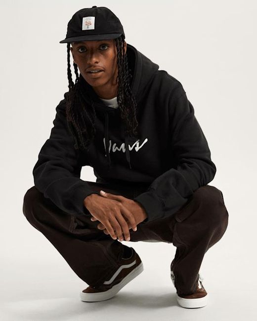 Sweat À Capuche Scripted Homme, Taille Vans pour homme en coloris Black