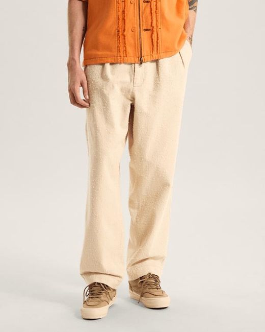 Vans Natural Otw By Back Pleated Trousers for men