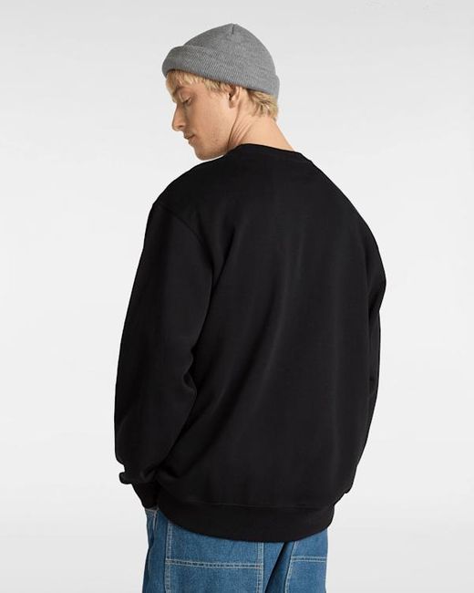 Sudadera De Cuello Redondo Salton, Hombre, Talla Vans de hombre de color Black