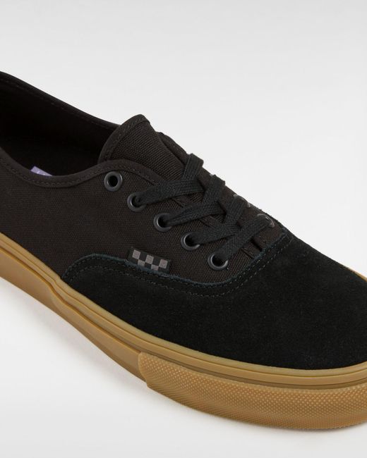 Vans Black Skate Authentic Y2K Schuhe (//Gum) , Größe