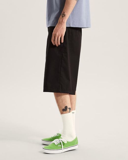 Vans Black Authentic Chino Loose Shorts for men
