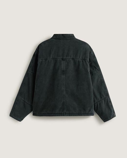 Vans Black Umber Pigment Canvas Jacket for men