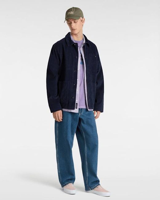 Vans Blue Drill Chore Corduroy Jacket for men