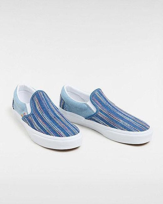 Vans Blue Together As Ourselves Classic Slip-on Shoes