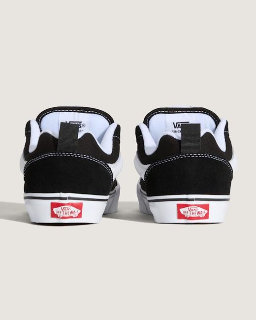 Vans Black Jugendliche Knu Skool Schuhe (8-14 Jahre) Größe